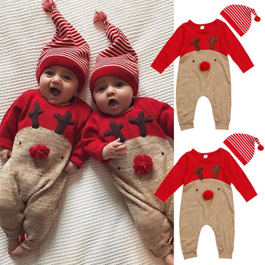 Christmas deer romper