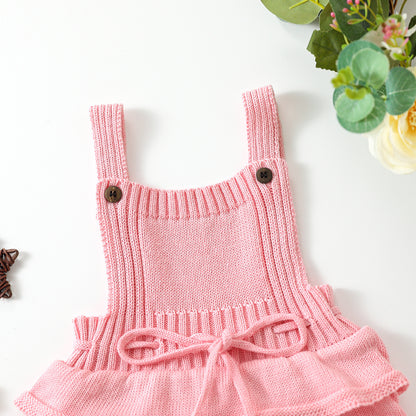 Sleeveless Knitted Wool Jumpsuit