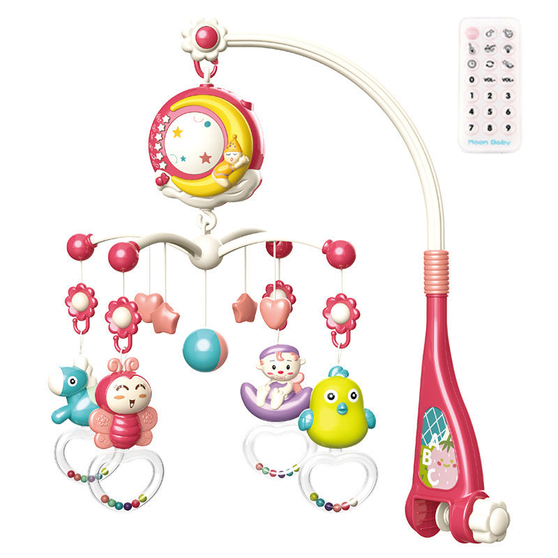 Baby Rattles Crib Mobiles Toy Holder Rotating Mobile Bed Bell Musical Box Projection Newborn Infant Baby Boy Toys