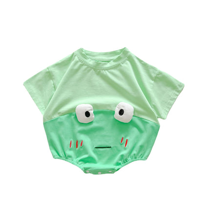 Baby Frog Triangle Rompers