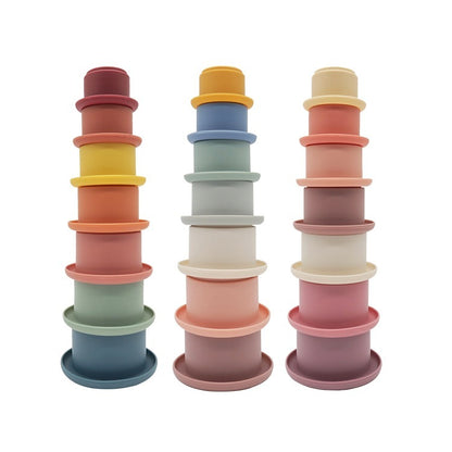 Stacking Cups Silicone Toys